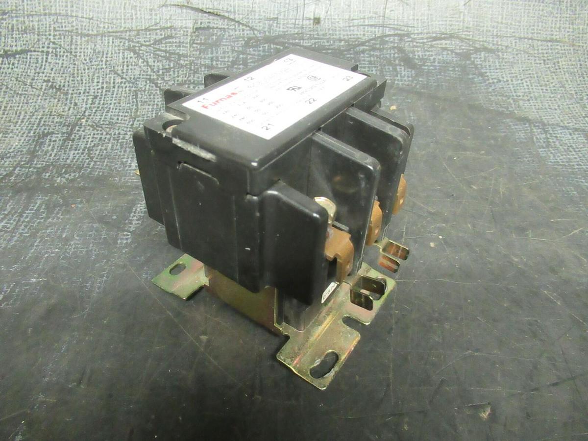 Used FURNAS CONTACTOR 42DE35AF572R 600 VAC 50 AMP 63 AMP/RES **WARRANTY**