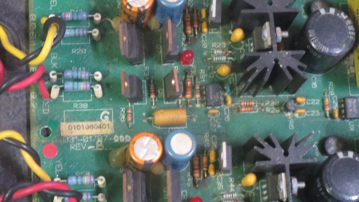 Used YORK VFD RECITIFIER CONTROL CIRCUIT BOARD MODEL: 031-01787-000 REVISION B