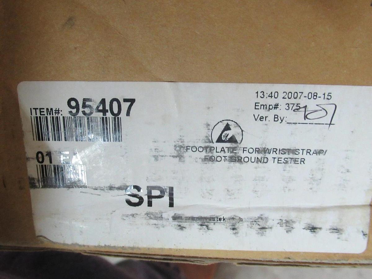 NEW IN BOX SPI DESCO FOOTPLATE 95407 FOR 95402 COMBO TESTER