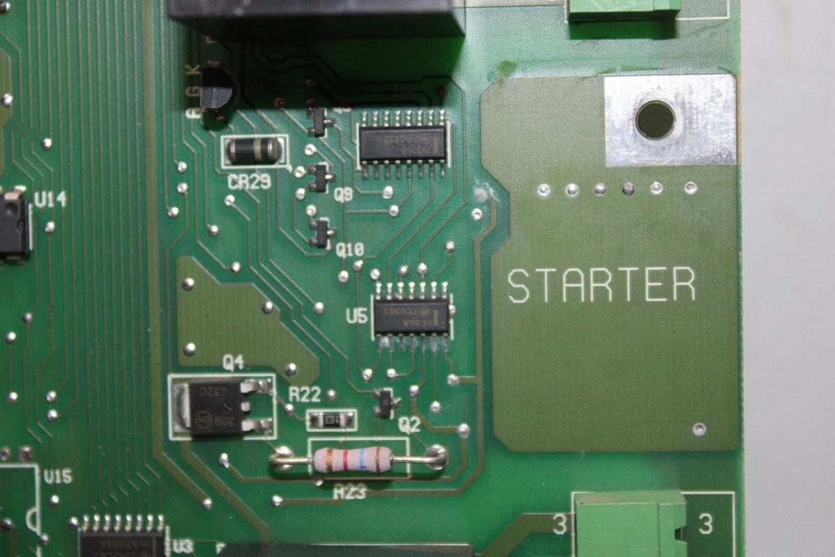 Used TRANE UCP2 STARTER CIRCUIT BOARD 6400-0756-08 REV. Y 6400-0755-06 REV. K