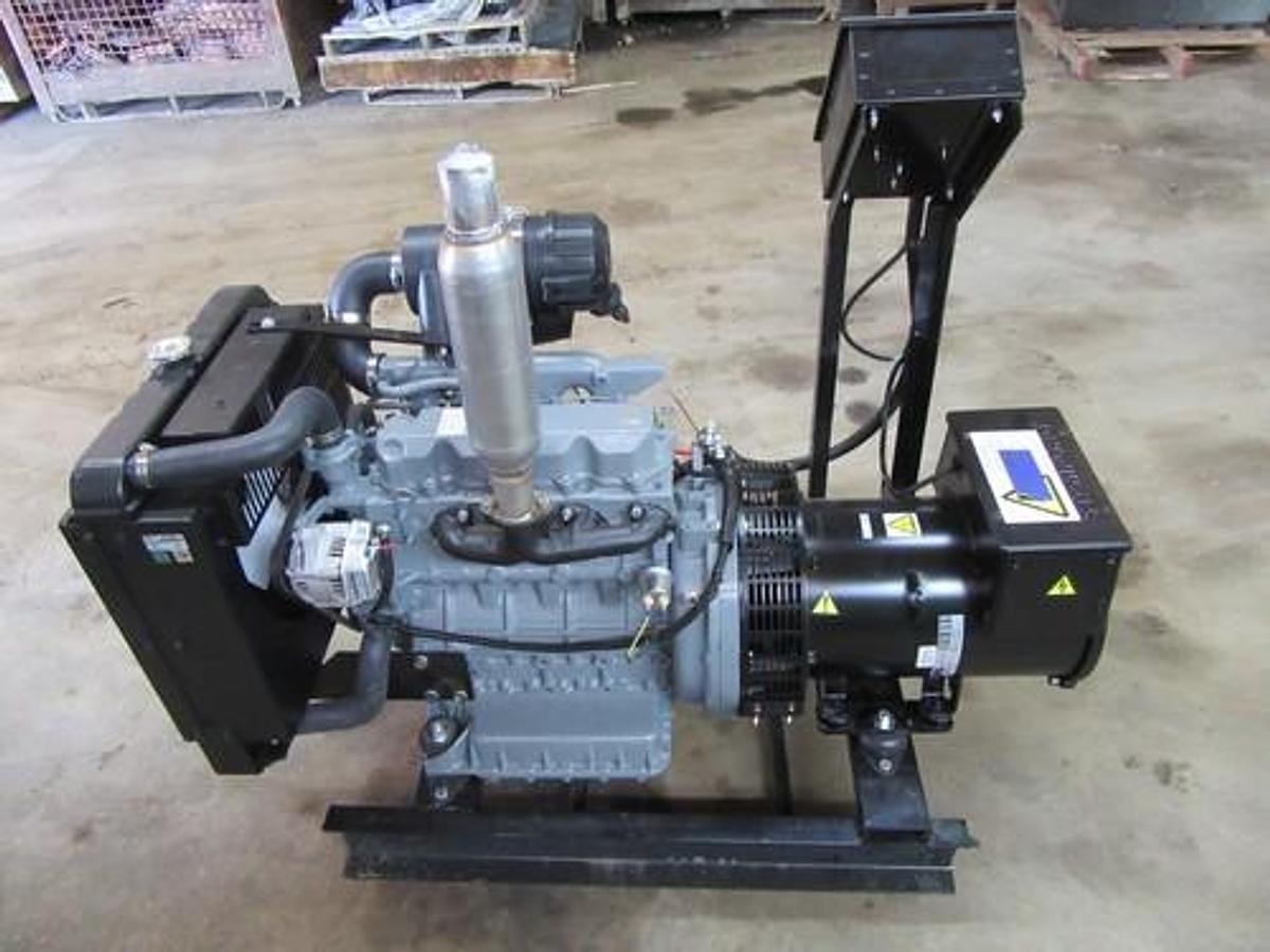 Refurbished 25 KW DIESEL KUBOTA GENERATOR 120/208V GENUINE STAMFORD NO WAIT IN STOCK