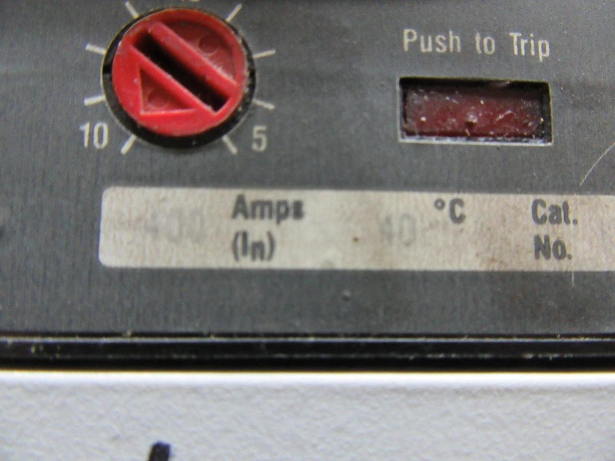 Used CUTLER HAMMER CIRCUIT BREAKER HKD3400F 600 VAC 400 AMP 3-POLE **WARRANTY**