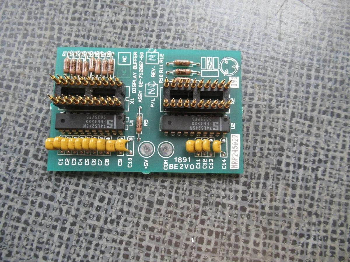 Used DISPLAY BUFFER CIRCUIT BOARD 02-712887-50 **WARRANTY INCLUDED**