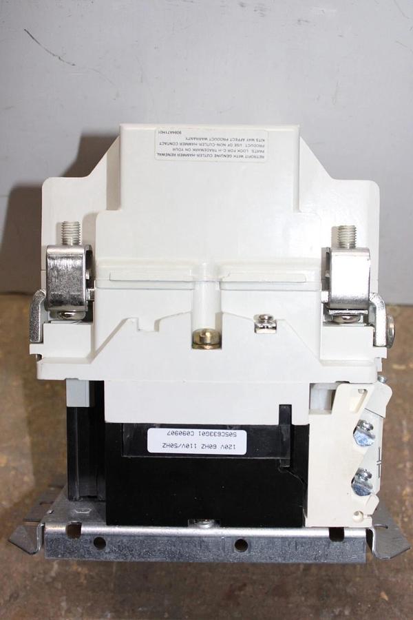 Used CUTLER HAMMER MOTOR CONTROL CONTACTOR A201K3CA SIZE 3 90 AMP 600V 3-PHASE