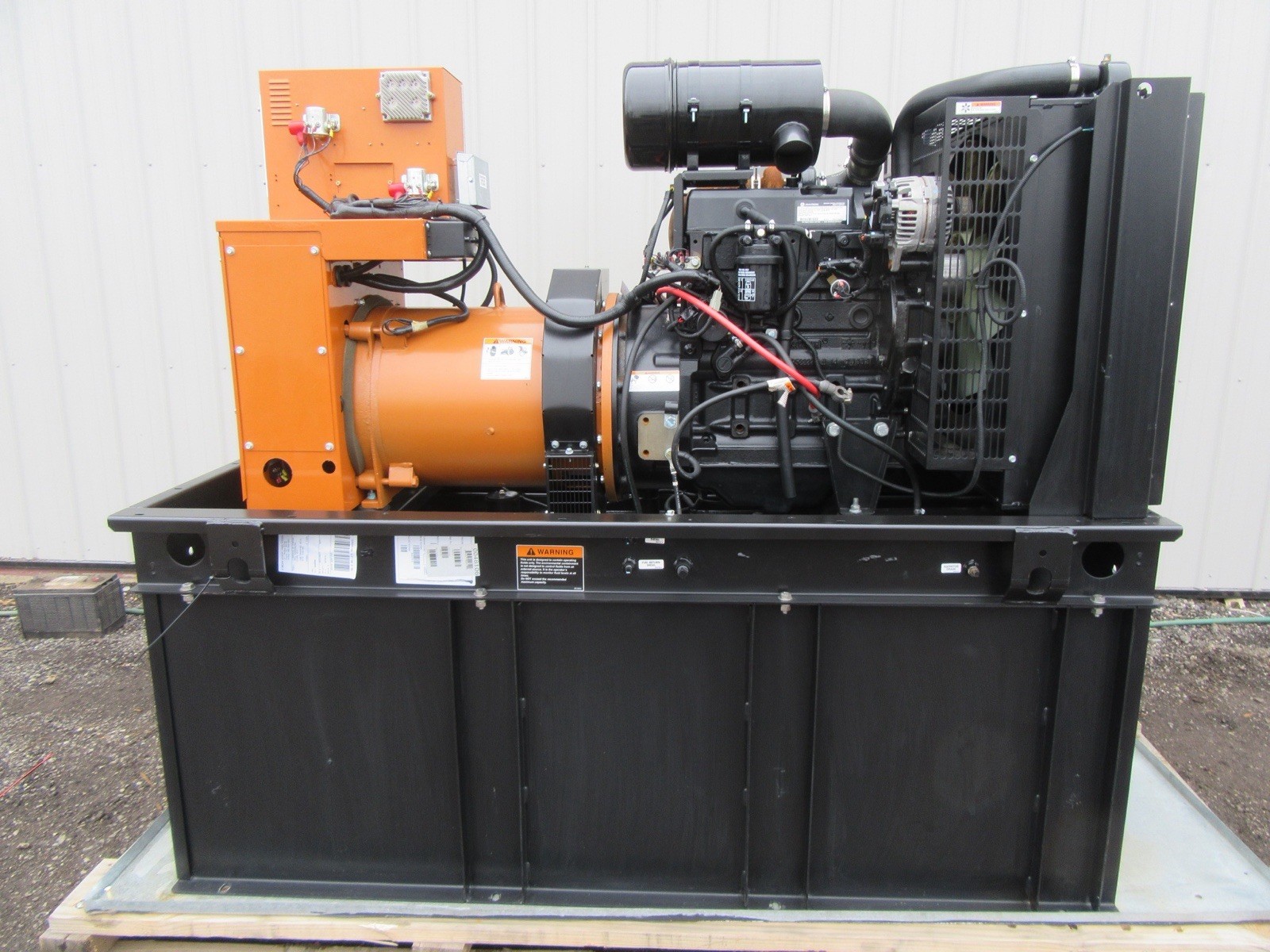 Used 30 KW DIESEL GENERATOR GENERAC 120/240 VOLT SINGLE PHASE 519 HOURS VIDEO WE SHIP