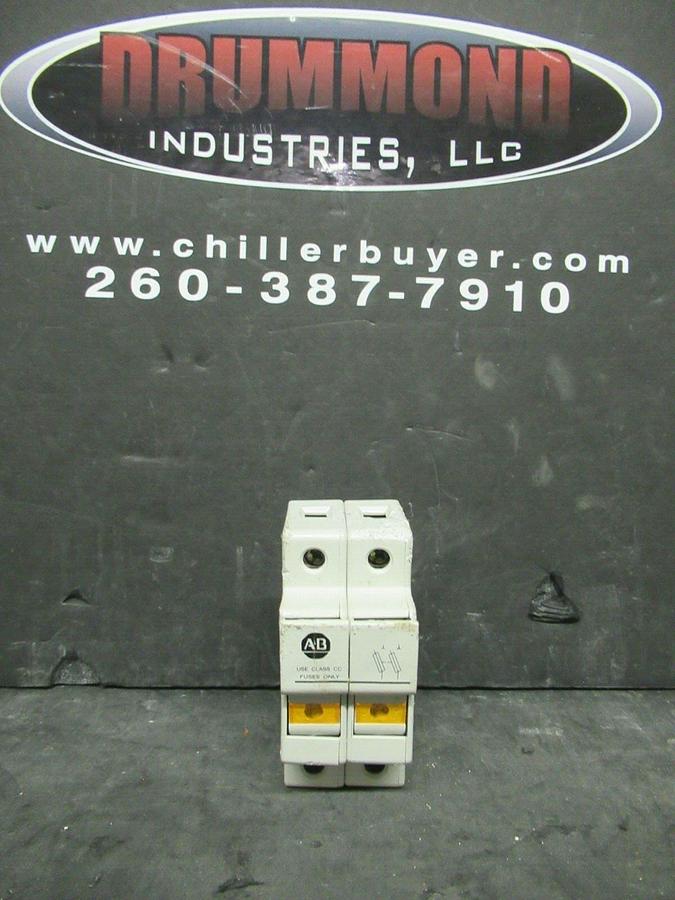 Used ALLEN BRADLEY FUSE HOLDER 1492-FB2C30 SER. A CLASS: CC AMP: 30 VOLT: 600