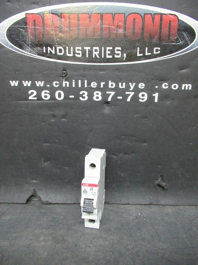 Used ABB CIRCUIT BREAKER S-261-B6 6 AMP 230-400 VAC **WARRANTY INCLUDED**