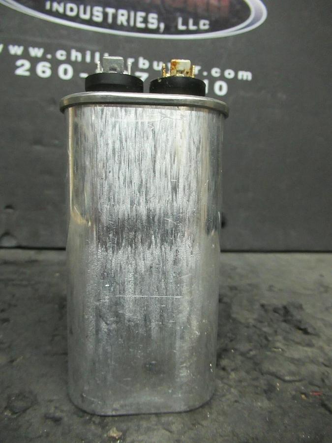 Used GENTEQ NON PCB CAPACITOR 10 uF 97F8059 370 VAC ELECTROLYTIC GENERAL ELECTRIC