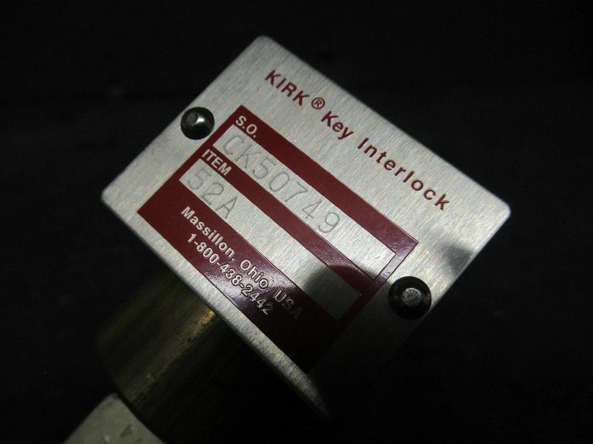 Used KIRK KEY INTERLOCK CK50749 / 52A SB29574
