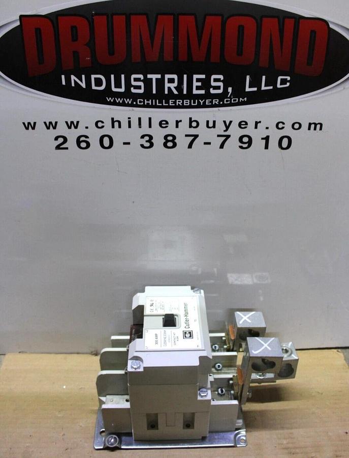 Used CUTLER HAMMER C25KNE3300 300 AMP 600 VAC 3-POLE 3-PHASE COIL: 120V