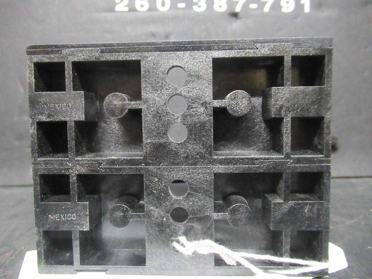 Used GOULD SHAWMUT FUSE BLOCK 60327J 600 VOLT 30 AMP CLASS J FUSES 2-POLE