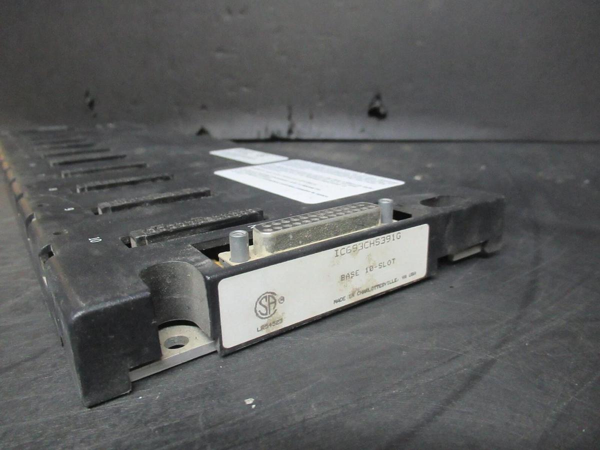 Used GE FANUC PROGRAMMABLE 10 SLOT BASE IC693CHS391G **WARRANTY INCLUDED**