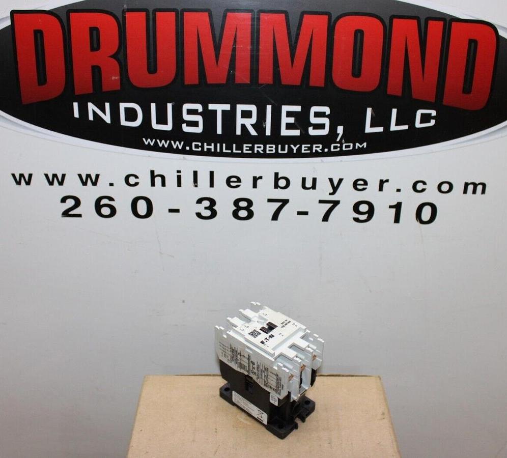 Used EATON CONTACTOR CE15DN3 18 AMP 600 VOLT 15 HP 3-POLE 3-PHASE COIL: 110/120V