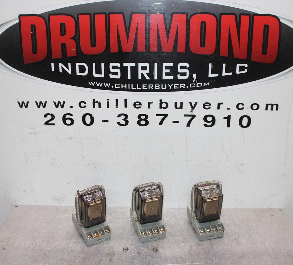 Used LOT OF 2 OMRON RELAYS G2R-1-SN 24 VDC 10 AMP W/ BASE