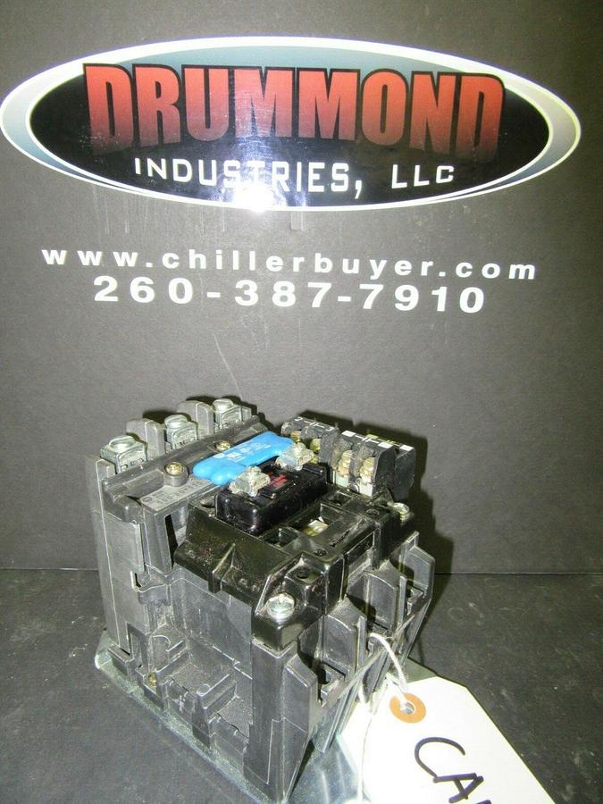 Used ALLEN BRADLEY CONTACTOR 500-B0*930 SER. B NEMA: 1  10 HP  600 VAC  COIL: 120 VAC