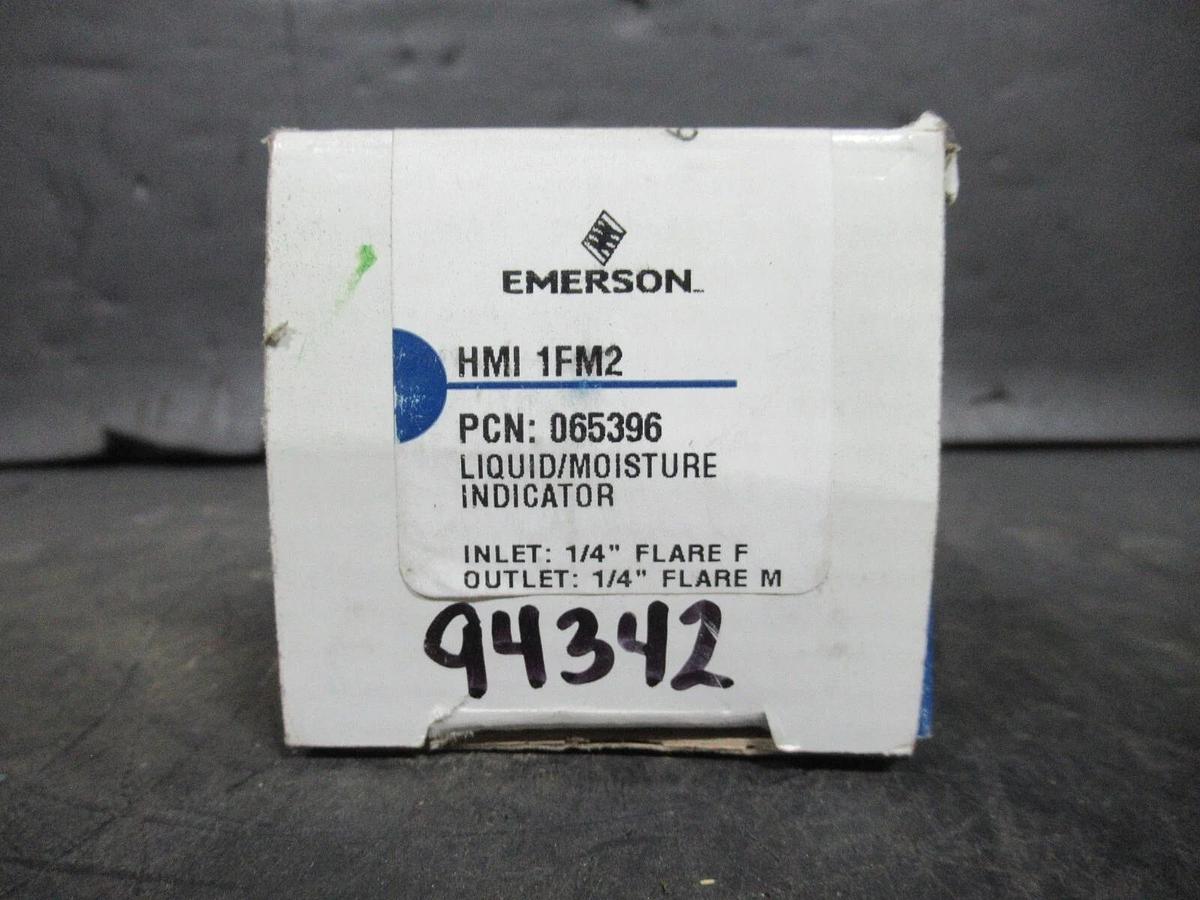 NEW SURPLUS EMERSON LIQUID/MOISTURE INDICATOR 065396 94342 1/4" X 1/4"