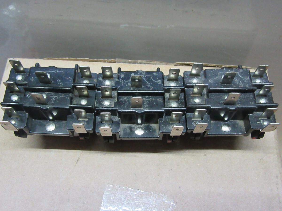 Used LOT OF 3 ZETTLER CONTROLS TRANE POWER RELAY X13300332090 ZC90340-01 600 VAC 6A