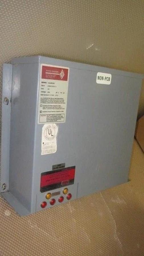 Used MYRON ZUCKER CAPACITOR CALMOUNT SERIES, KVAR 20, 480 V, 3 PHASE - KIM43020-3