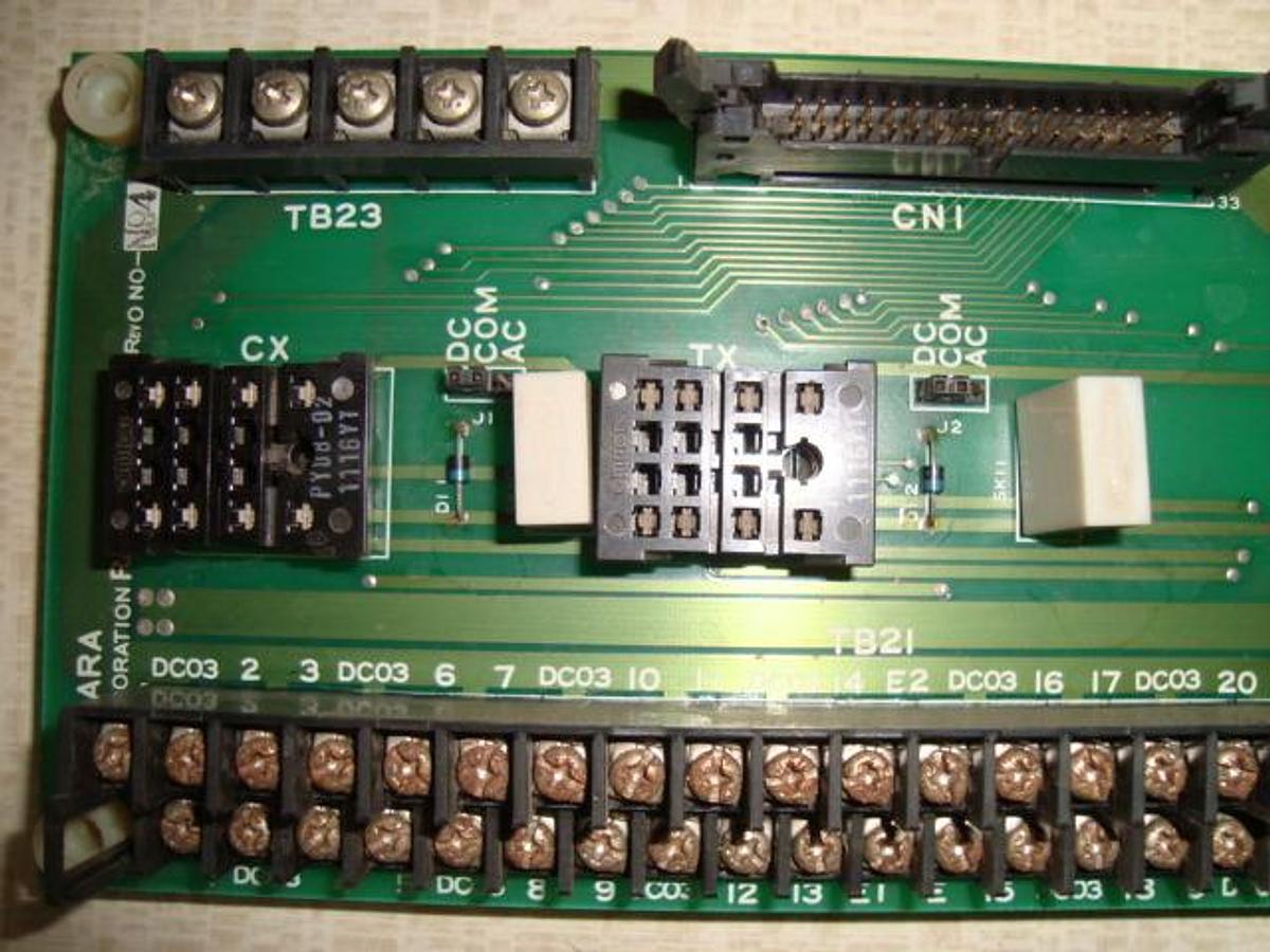 Used EBARA CORP CONTROLLER CIRCUIT BOARD MODEL: RAD015-95053 REVO BOARD