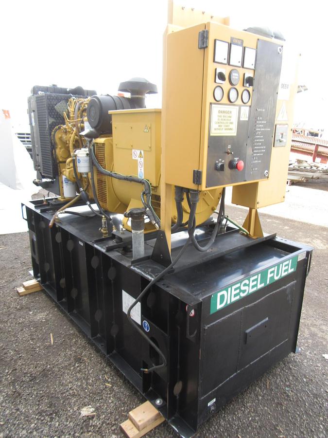 Used 60 KW DIESEL GENERATOR OLYMPIAN 120/240V CAT PERKINS 564 HRS VIDEO WE SHIP!