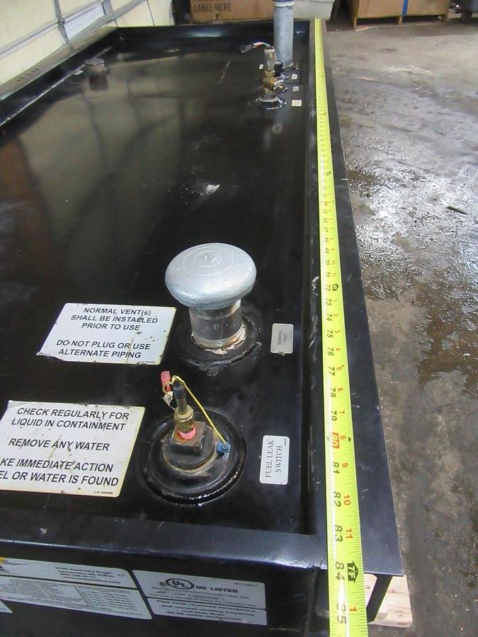 UNITED ALLOY 210 GALLON DIESEL BASE TANK FOR GENERATOR 200 GALLON