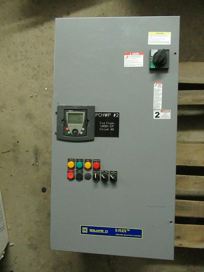 Used SQUARE D E-FLEX ALTIVAR VARIABLE SPEED DRIVE ATV61HD11N4 EFDKG4VY 460V 3-PHASE