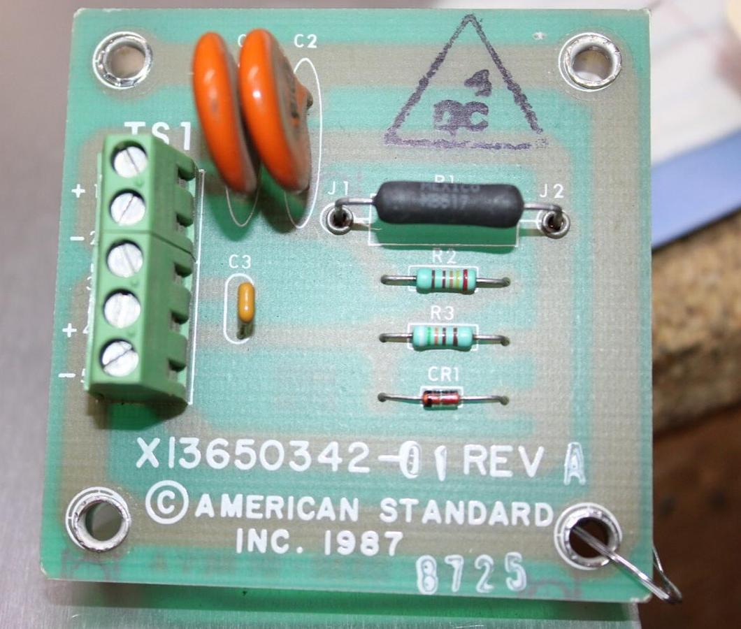 Used AMERICAN STANDARD TRANE CIRCUIT BOARD X13650342-01 REV. A **WARRANTY INCLUDED**