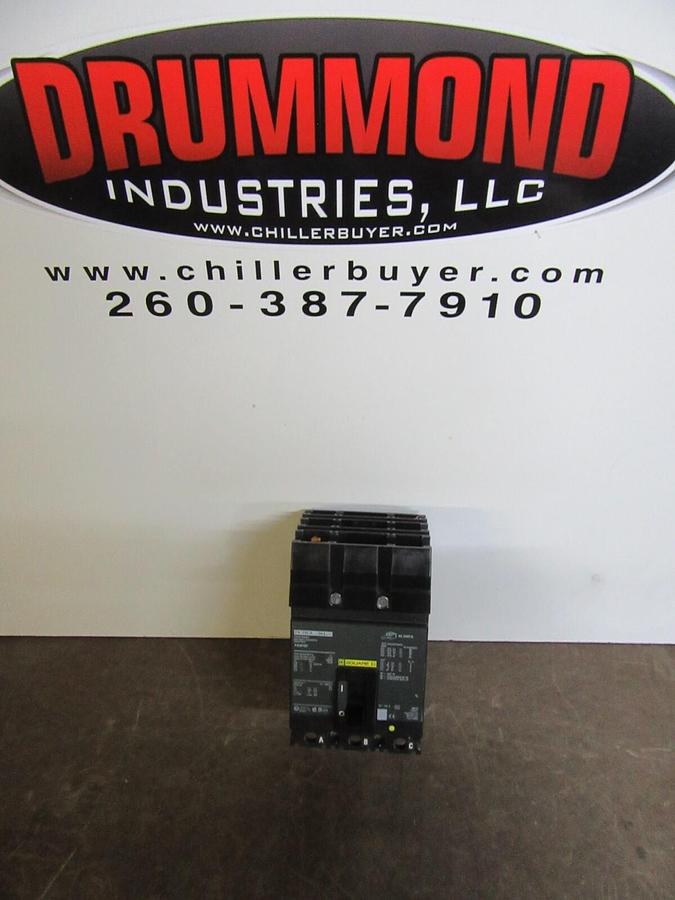 SQUARE D I-LINE BREAKER FA36100 3-POLE 100 AMP 600 VAC W/ LUGS **WARRANTY**