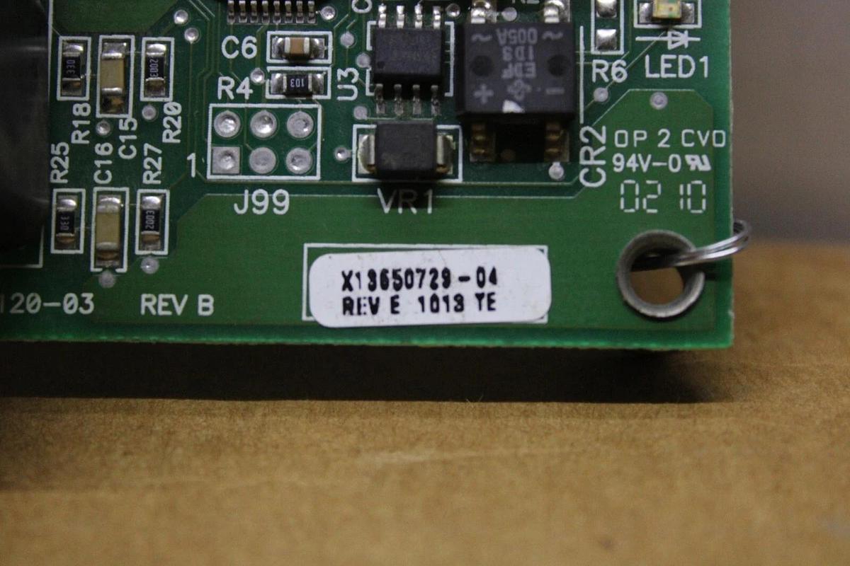 Used TRANE HIGH VOLTAGE BINARY INPUT 6400-1120-03 REV. B X13650729-04 REV. E