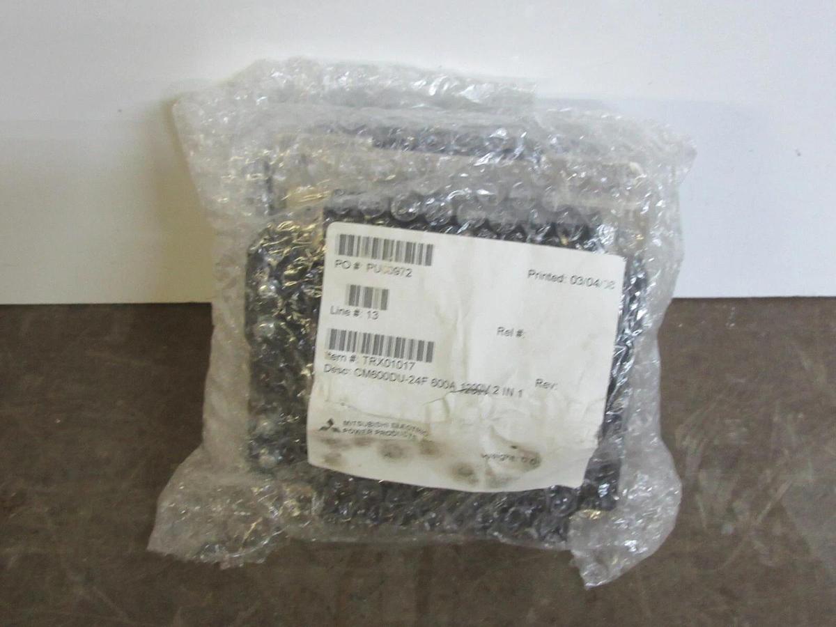 LOT OF 2 MITSUBISHI CM600DU-24F-202G 600 AMP 1200 VOLT IGBT POWER MODULE