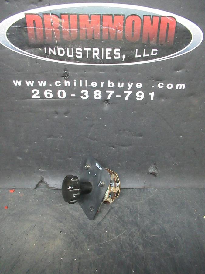 Used ELECTROSWITCH SERIES 31 CONTROL SWITCH 3109C 3-PHASE 125-600 VAC 10-3 AMP