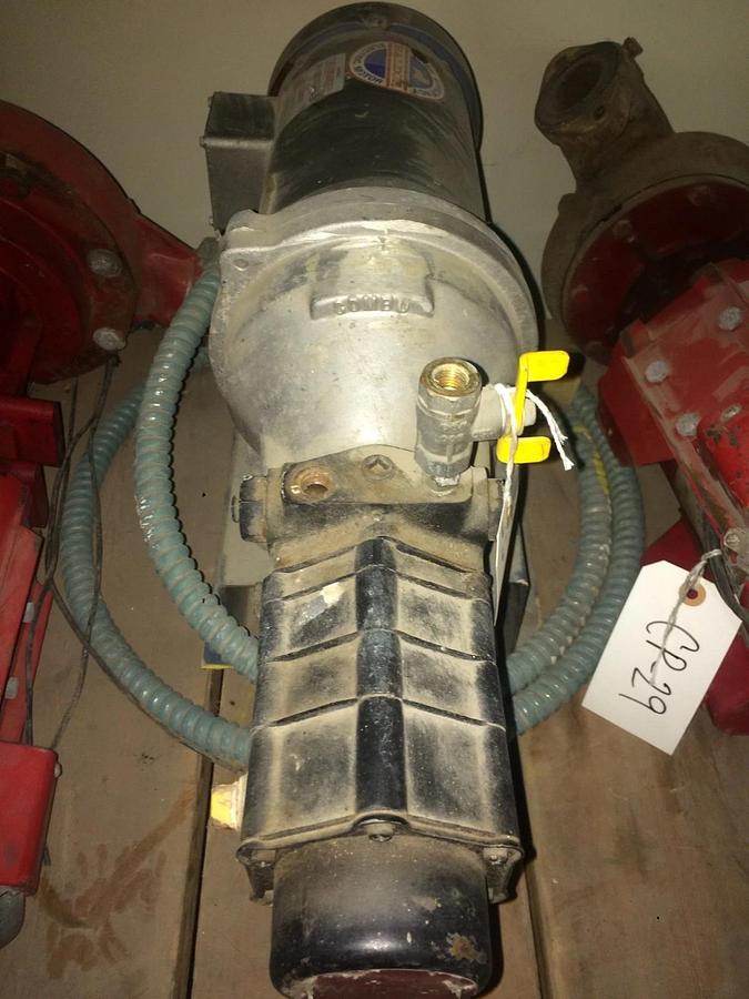 Used WEBSTER POWER FLAME V-SERIES OIL PUMP OP-CR5-GO-30 W/ BALDOR VM3116 1HP MOTOR