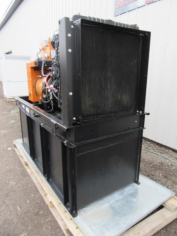 Used 30 KW DIESEL GENERATOR GENERAC 120/240 VOLT SINGLE PHASE 519 HOURS VIDEO WE SHIP