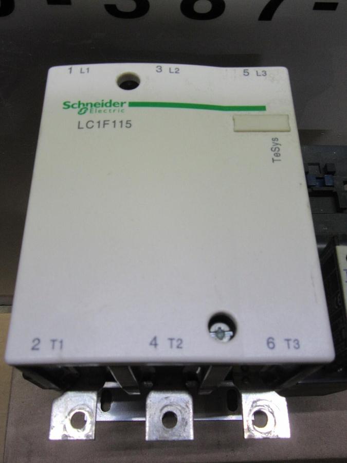 Used SCHNEIDER CONTACTOR LC1F115 175 AMP 600 VAC 3-PHASE 100 HP **WARRANTY**