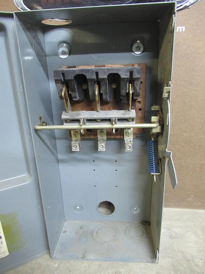 Used WESTINGHOUSE HEAVY-DUTY SAFETY SWITCH HU364 200 AMP 150 HP 600 VAC **WARRANTY**