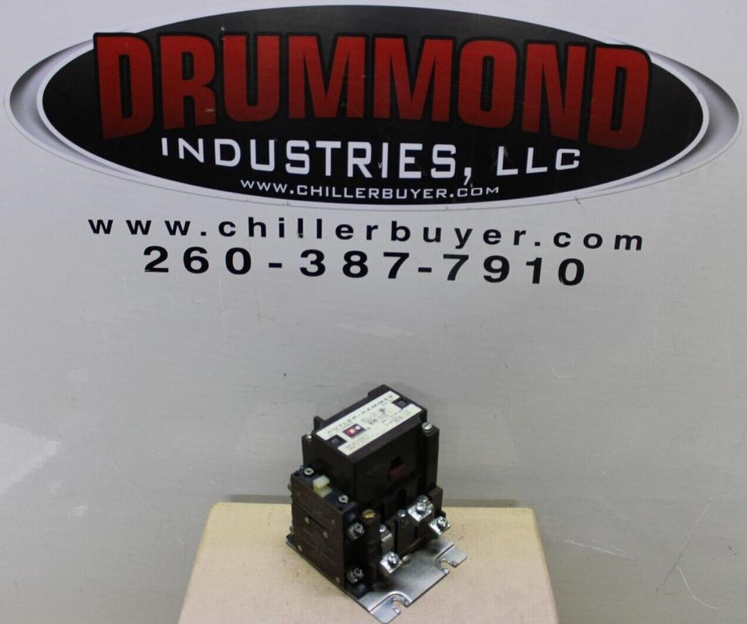 Used CUTLER HAMMER CONTACTOR C10CN3 27 AMP 600 VAC 10 HP 3-PHASE NEMA 1 COIL: 120V