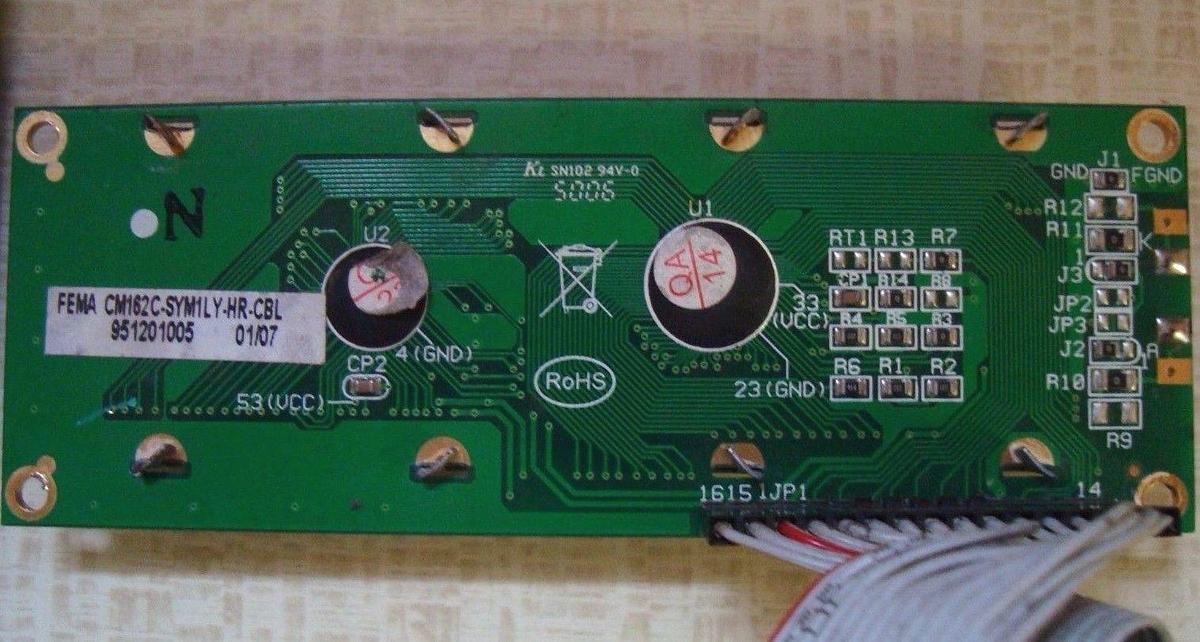 Used REDI CONTROLS REDI PURGE CIRCUIT BOARD & LCD READOUT MODEL: GPMC REV 2.2