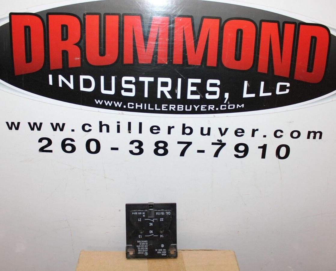 Used ABB AUXILIARY CONTACT BLOCK CAL-16-11A SK-829-002-A 10 AMP 600 VAC *WARRANTY*