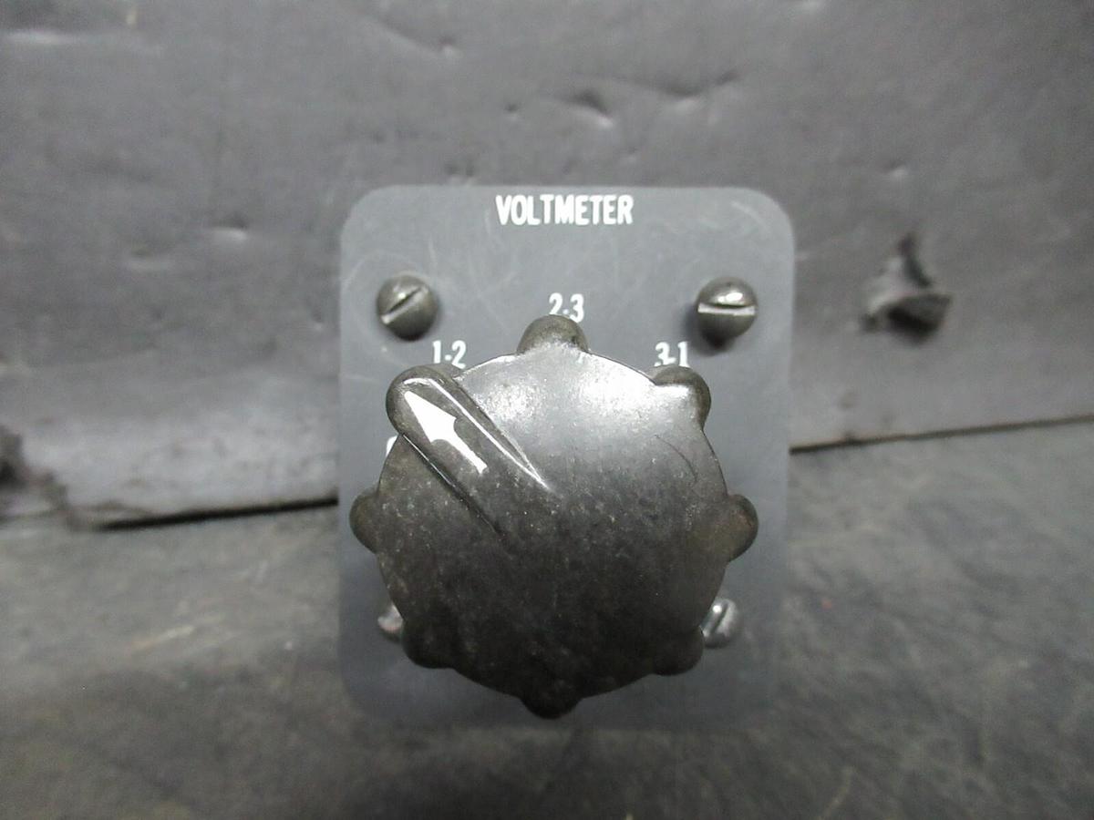 Used ELECTROSWITCH SERIES 31 CONTROL SWITCH 3104C 3-PHASE 125-600 VAC 10-3 AMP