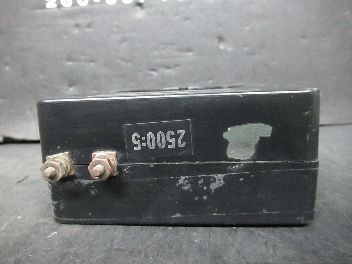 Used WESTINGHOUSE CURRENT TRANSFORMER 4710A55H10 2500:5 50-400 HZ 600 VOLT 10 KV