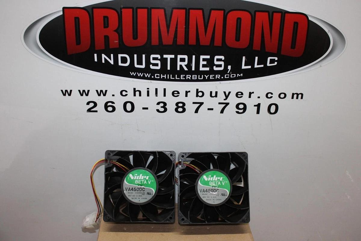 Used LOT OF 2 NIDEC BETA V FAN VA450DC V35251-58 48 VDC 0.62 AMP *WARRANTY INCLUDED*