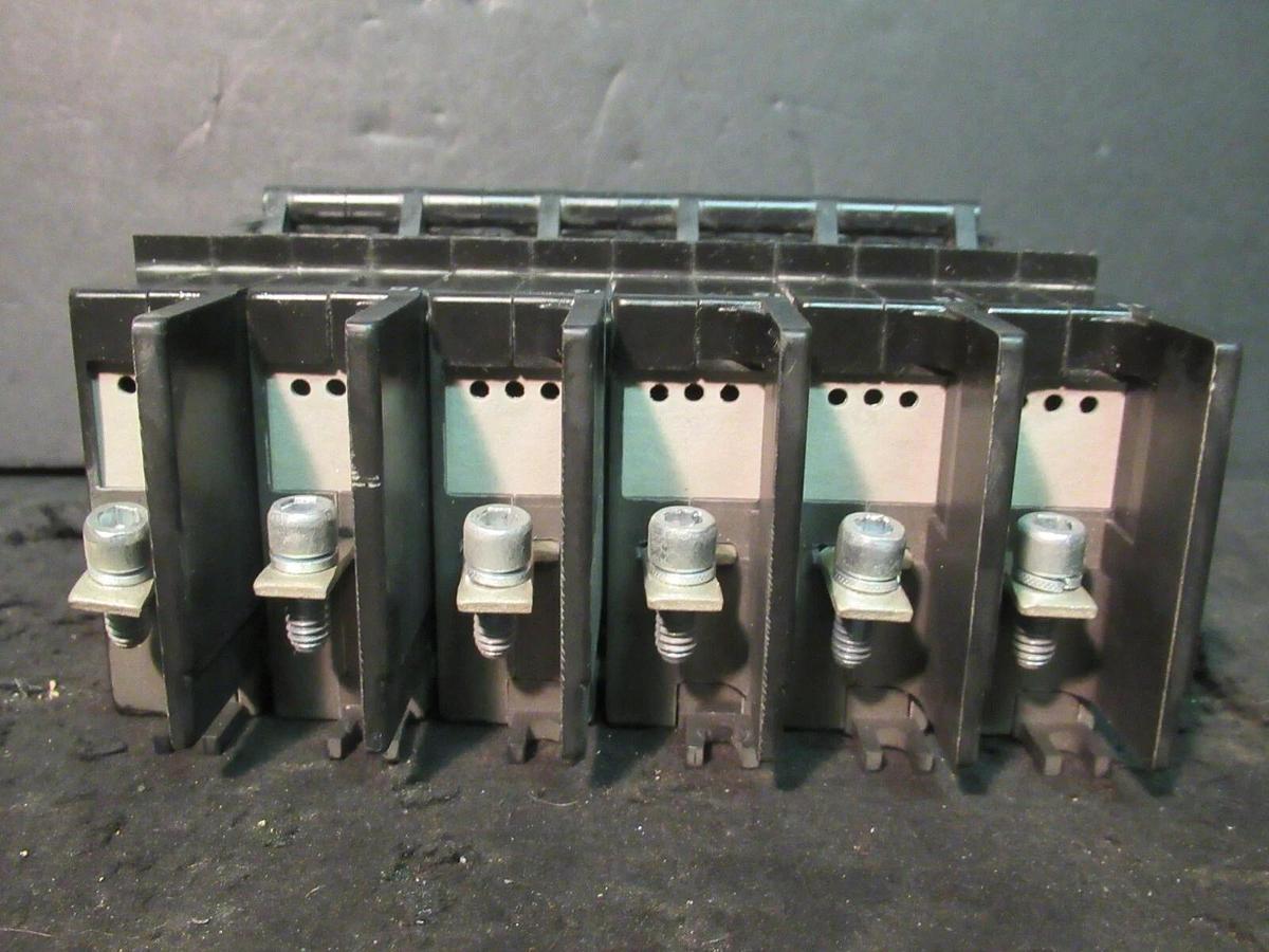 Used AIRPAX 6 POLE 38 AMP BREAKER 480 VAC LINE 9613 219-6-2601-612 HH83XE612-B 44 A