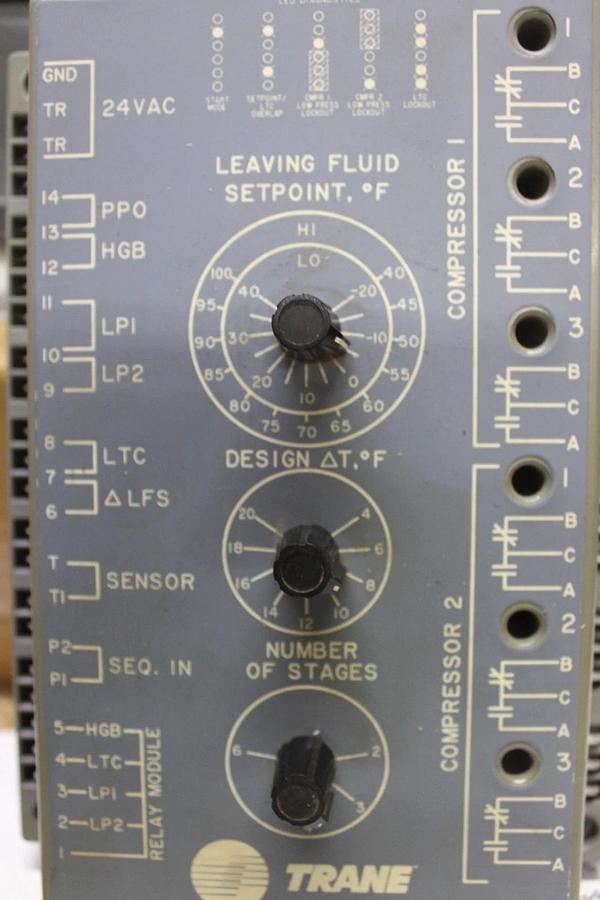 Used TRANE HONEYWELL CHILLER CONTROL MODULE W7900A1006 24 VOLT 229927L