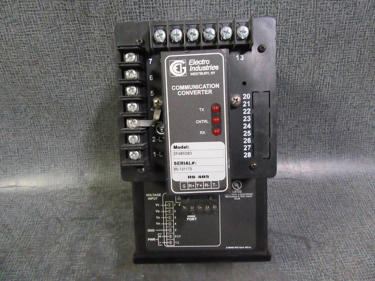 Used ELECTRO INDUSTRIES FUTURA + SERIES CPU1000 MULTIFUNCTION POWER 2000/5A