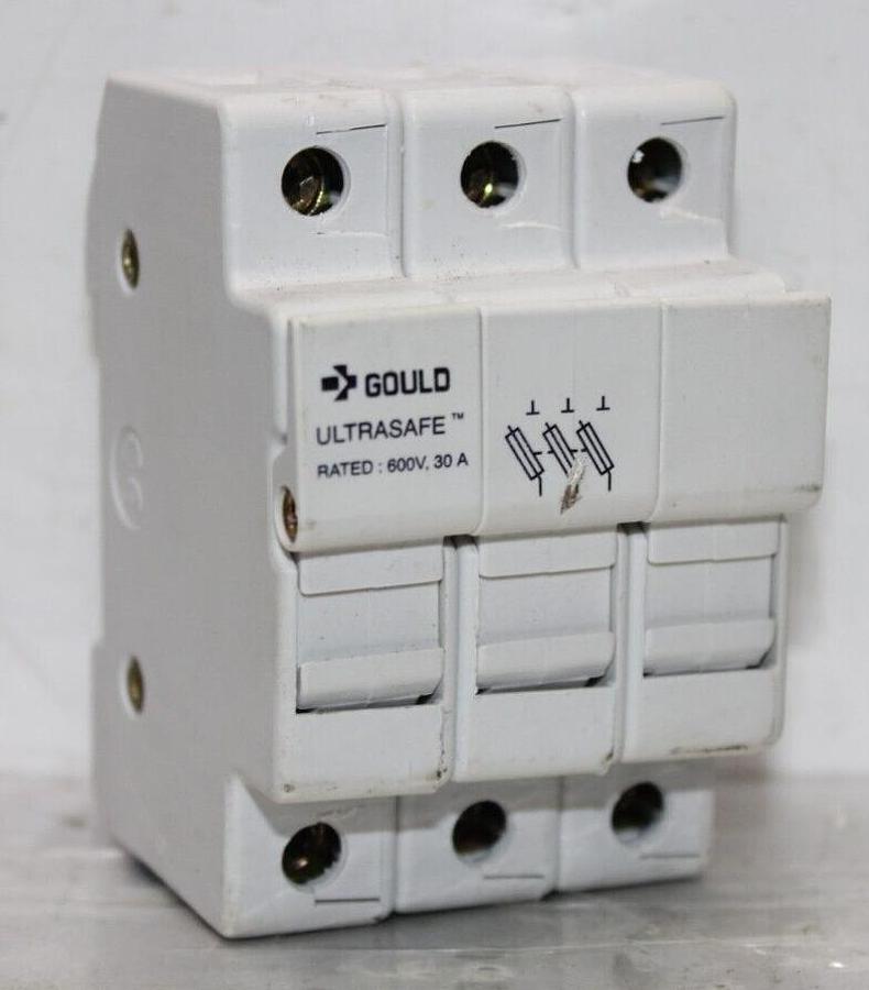Used GOULD ULTRASAFE FUSE HOLDER USM3 3-POLE 600 VOLT 30 AMP **WARRANTY**
