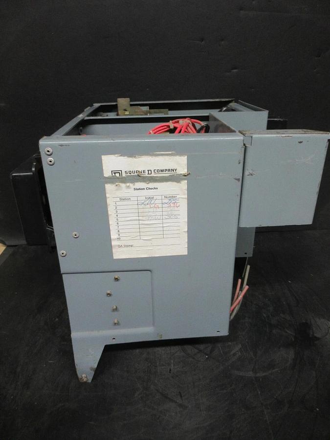 Used SQUARE D 30 AMP MOTOR CONTROL BUCKET MODEL 5 NEMA SIZE 1 STARTER COMBINATION