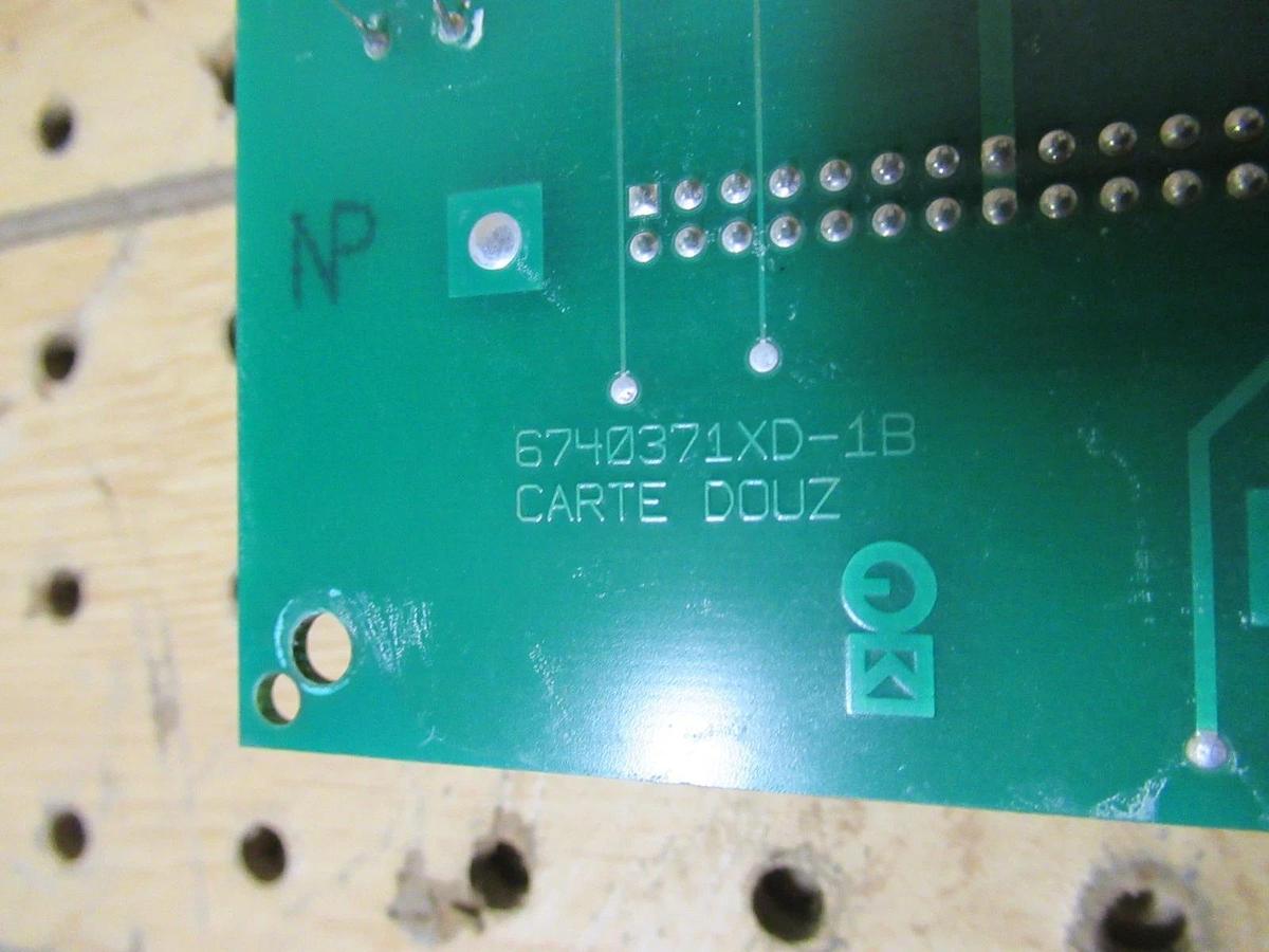 Used MERLIN GERIN CRIZ 6740371XE-1B 6740372 PLC PC BOARD MG MGE EPG **WARRANTY**