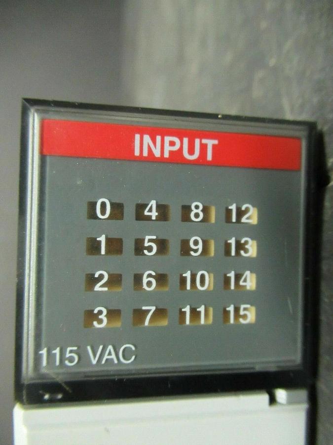 Used ALLEN BRADLEY INPUT MODULE SLC500 1746-IA16 **30 DAY WARRANTY INCLUDED**