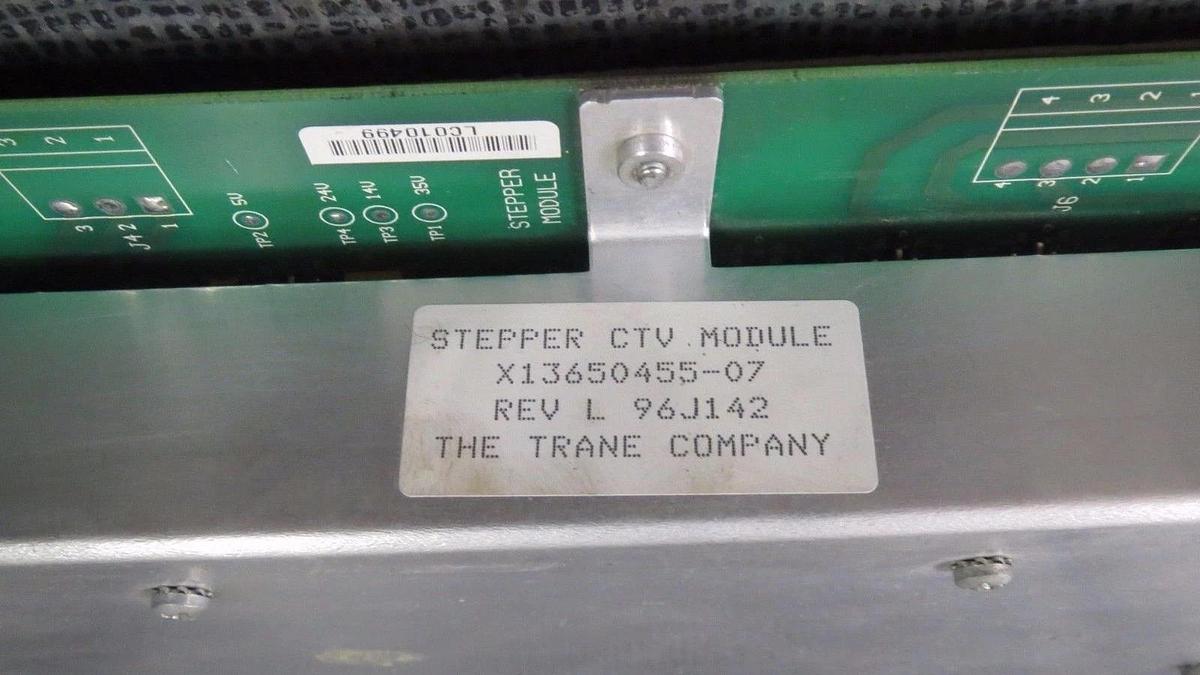 Used TRANE STEPPER CTV MODULE X13650455-07 REV L **WARRANTY INCLUDED**
