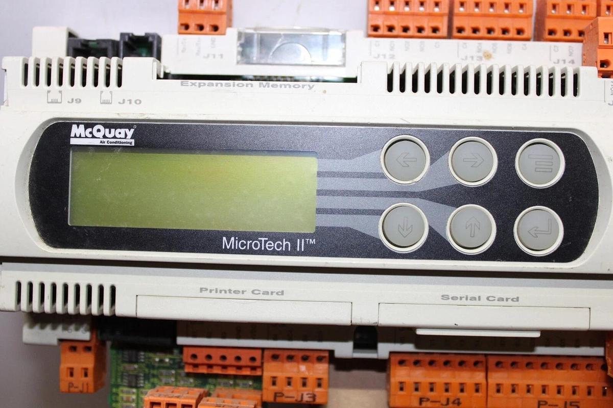 Used MCQUAY CAREL MICROTECH II PLC CHILLER CONTROL MODULE PCO2MQ3BL0 REV. 1.513